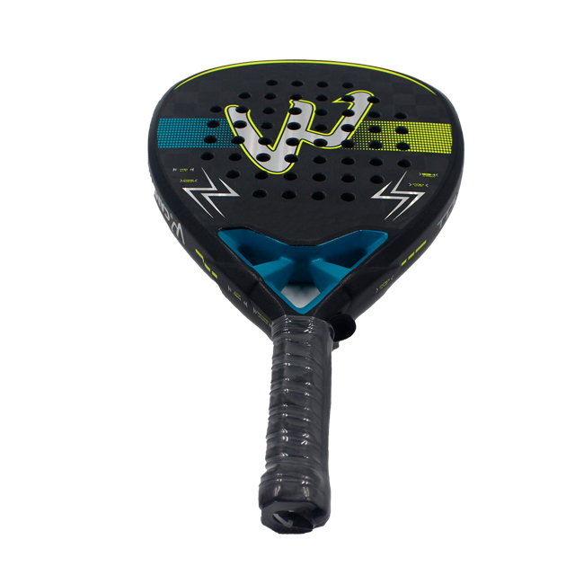 Explosive New Products Outdoor Manufacturer Factory Professional Training Carbon Black Padel Paddle Tennis Racket