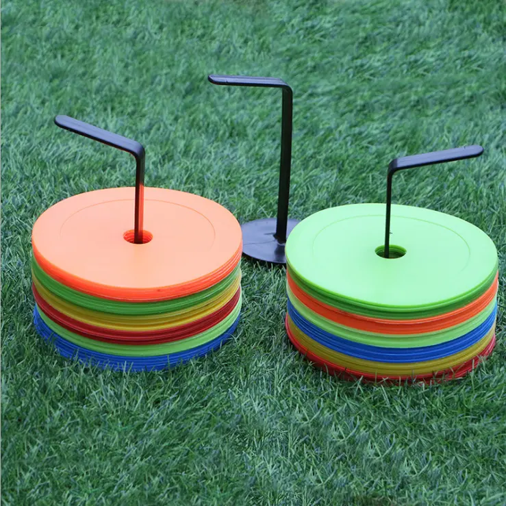 Factory directly sale fitness products of soccer training equipment of round plane mark