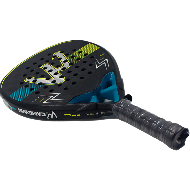 Explosive New Products Outdoor Manufacturer Factory Professional Training Carbon Black Padel Paddle Tennis Racket