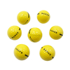 High Quality Custom Logo Printed Durable 2 Piece Surlyn Driving Range Golf Balls with Stripe golf ball