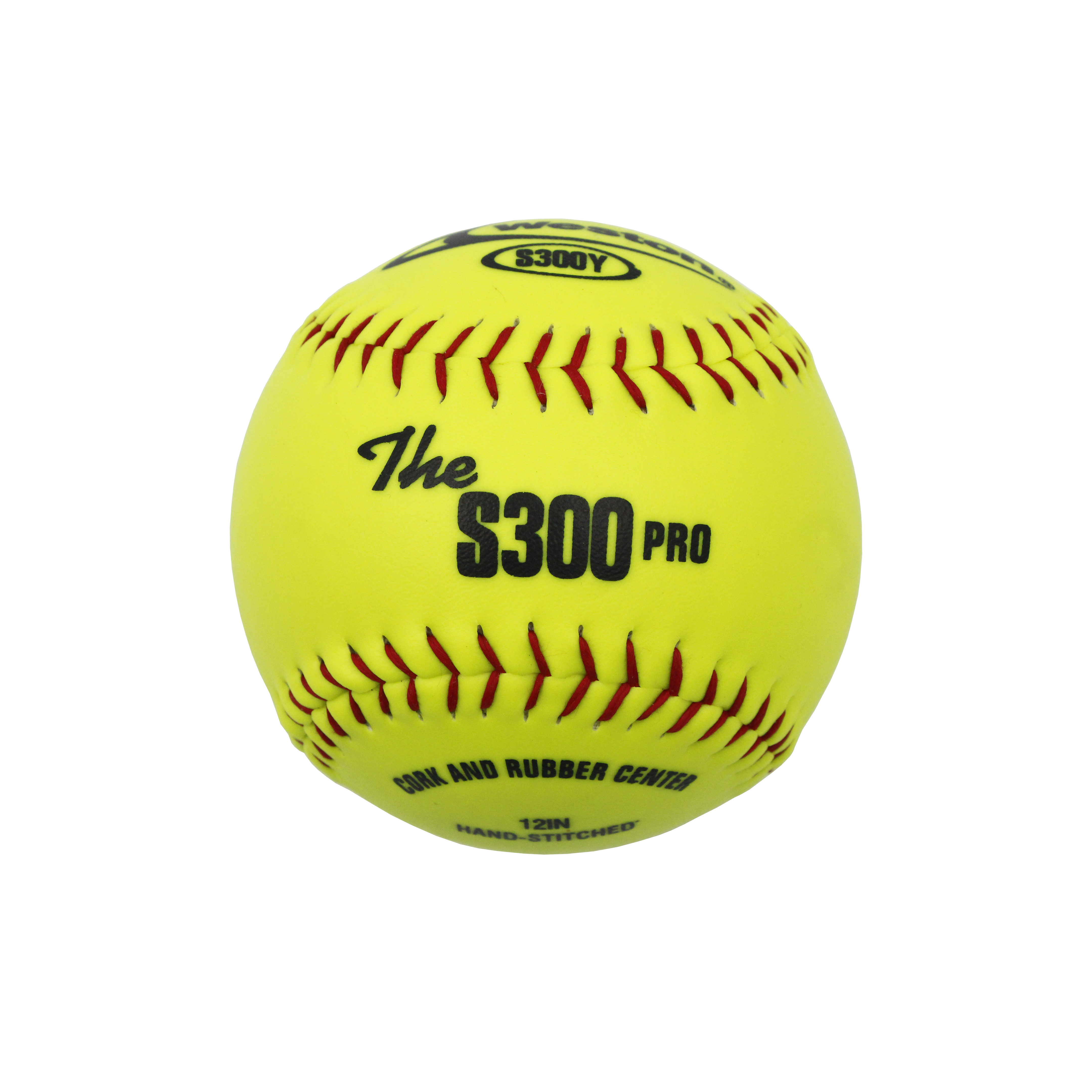Factory Price Weston S300Y Softball 12 Inches Optic Yellow Leather High Grade Cork Center