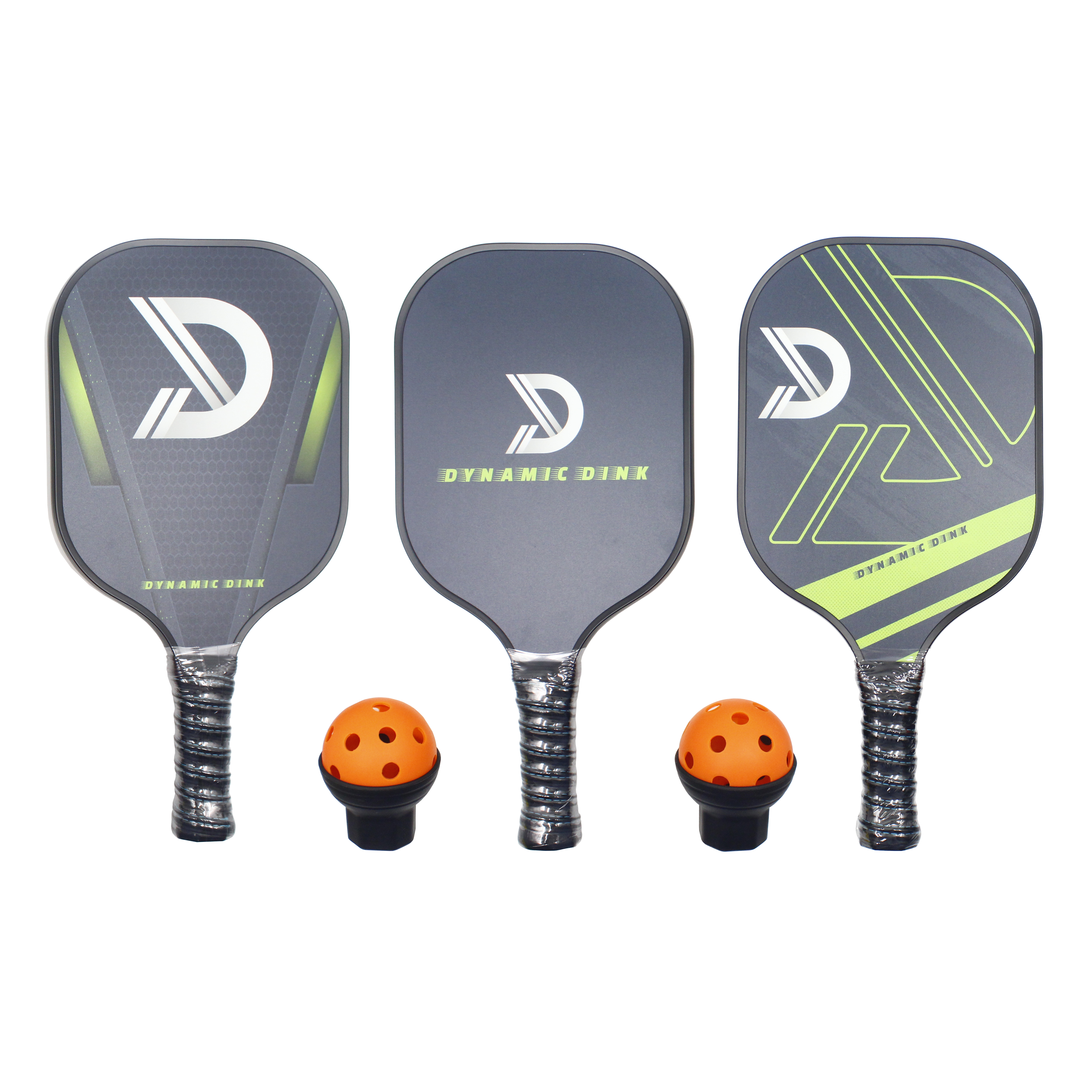 different designs of pickleball paddles