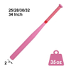 Factory Price Pink Aluminum Baseball Bat Softball Bat- 25/28/30/32/34 Inch- for T-Ball, Self-Defense, Training and Home Security