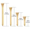 Custom 42mm/54mm/70mm/83mm Wooden Or Bamboo Golf Tees