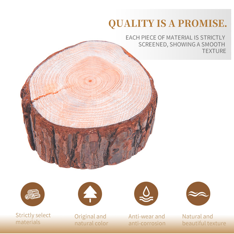 Natural wood materials