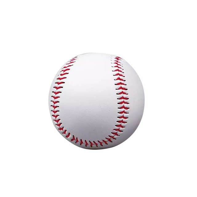 Professional official size standard size outdoor sports plain white baseball Synthetic leather Material for practice training