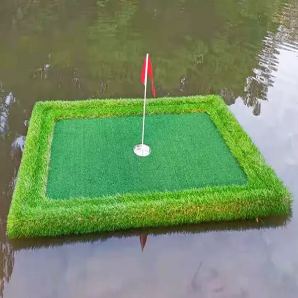 High quality Water Golf Putting Practice Mat Outdoor Recreation Activities Golf Percussion Mat Floating Fruit Ridge Mat
