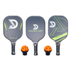Factory Price Fiberglass Pickleball Paddle Carbon Fiber Pickleball Paddles Set UV Printing Design Conforming USAPA