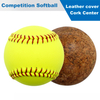 Leather Cover Flatpitch Softball Cork Center Raised Seams For Competition 12inch or 11inch