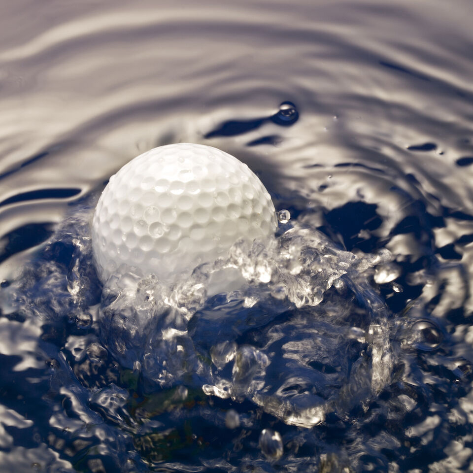 2 Piece Surlyn Floating Golf Ball Long Distance Pond or Lake Range Balls For Practice