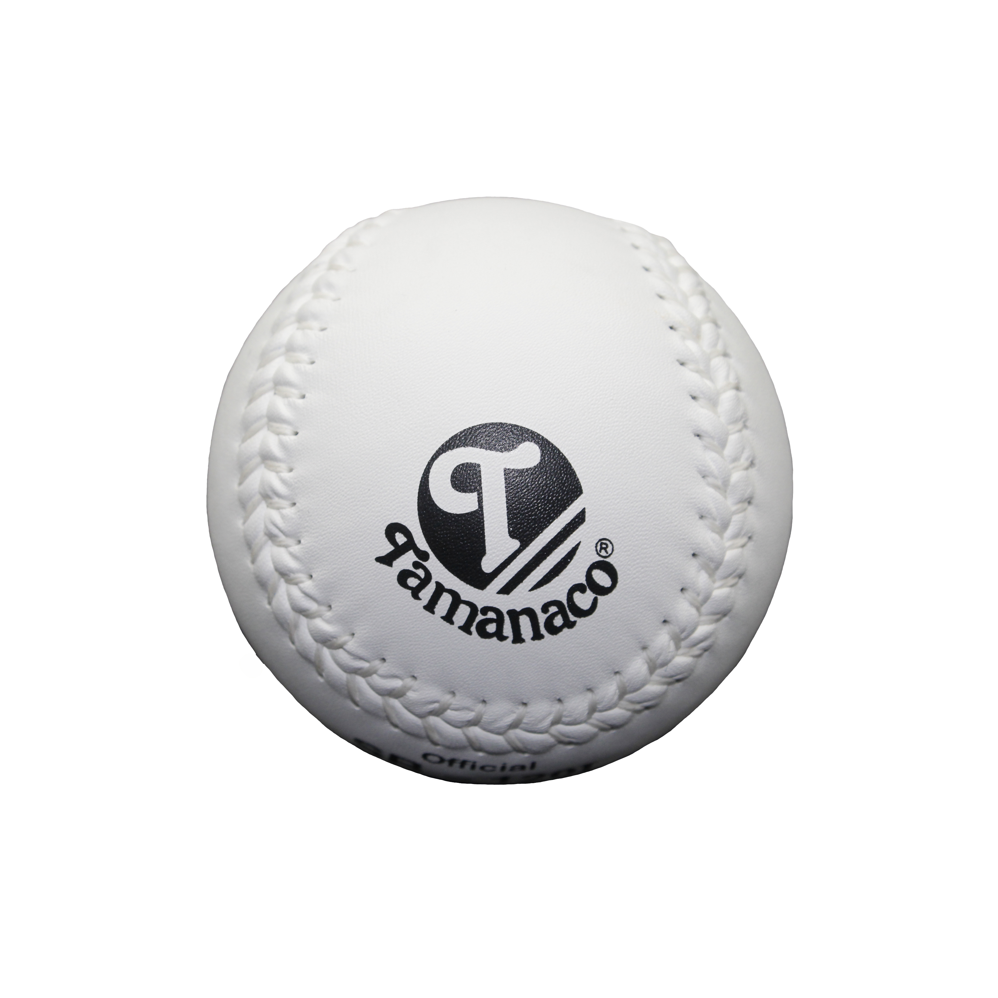 White Leather Cover Best Quality Cork Center Softball For Competiton .47 Cor 375 LBS Compression