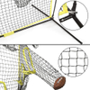 Football Trainer Throwing Net With 5 Target Pockets Baseball Practice Net 7x7FT 8x8FT