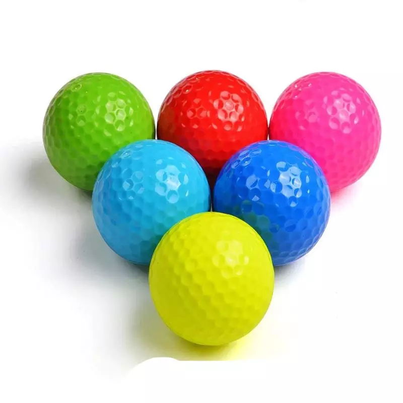 Hot Selling Custom Logo Promotion Gift Surlyn Colorful Mini Kids Golf Balls Golf Range Ball with Factory Price