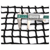Outdoor Waterproof UV Stabilised Polyester Yarn Black Color Safety Net for Bridge with The Customized Height 
