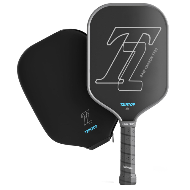 Factory Price USAPA Approved Pickleball Paddle Toray T700 Raw Carbon Fiber Paddle With Cover