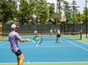 12.8*1.07m Standard Court Size Center Tennis Net With Center Mark and Hook