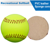 Sponge Rubber Core Soft Softballs for Kids Or Beginners