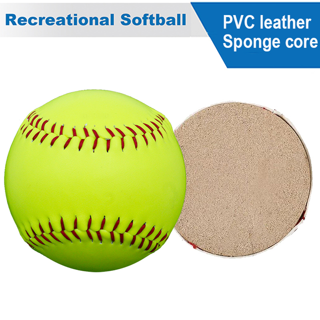 Sponge Rubber Core Soft Softballs for Kids Or Beginners