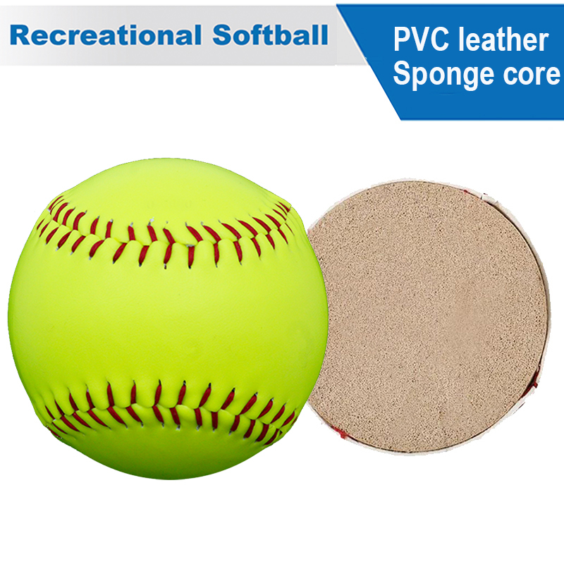 Sponge Rubber Core Soft Softballs for Kids Or Beginners