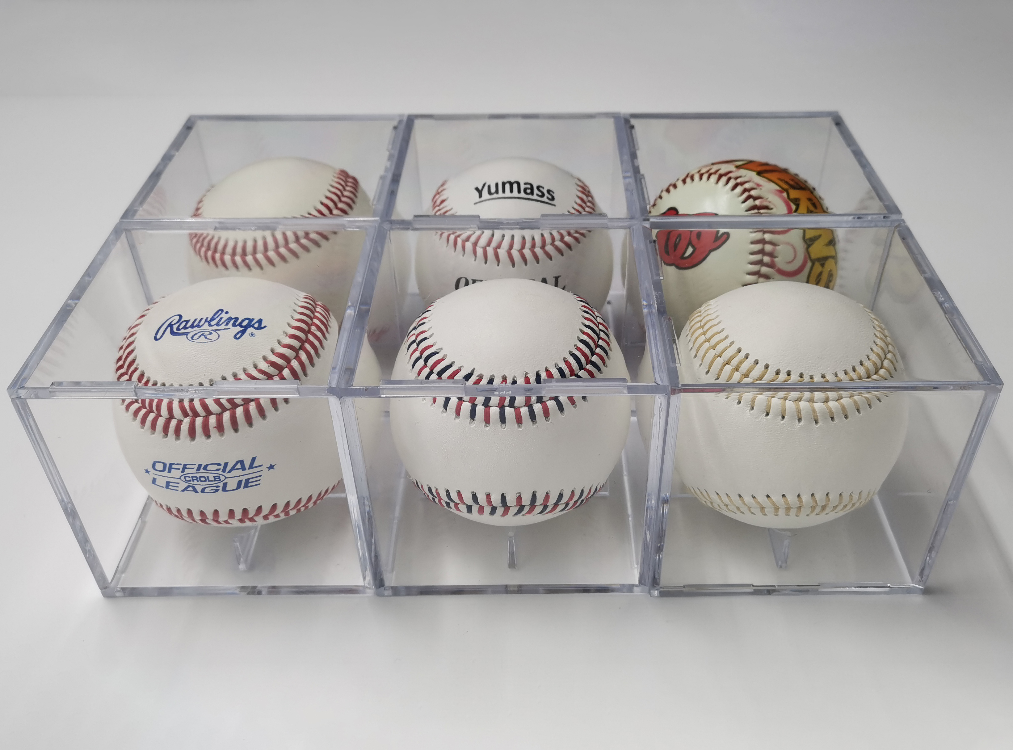 acrylic baseball box