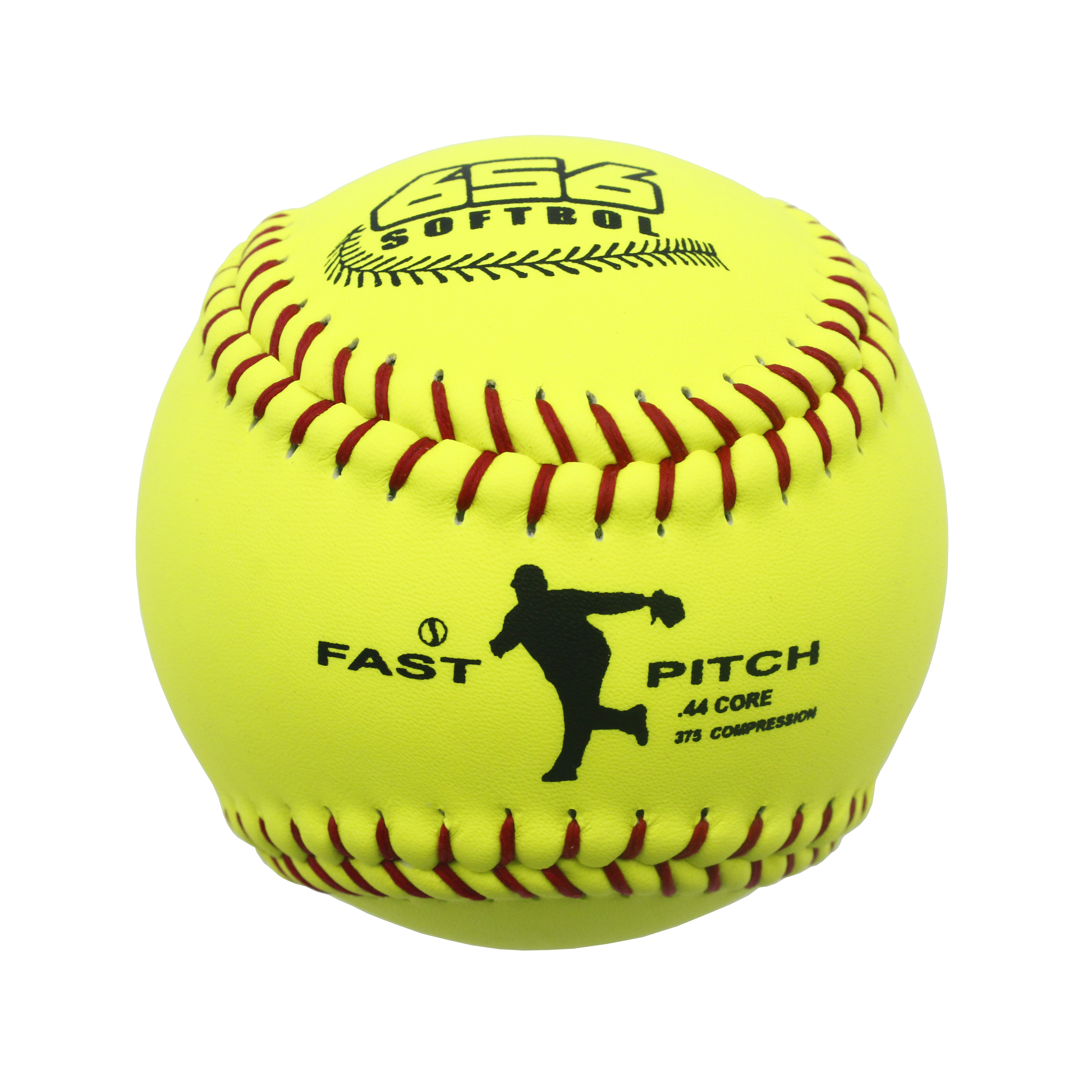 Leather Cover .44 Core 375 LBS Compression Softball PU Core Poly Core Center For Softball League Games
