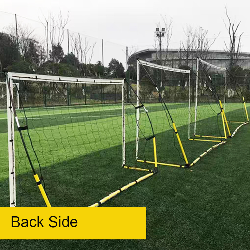 Custom Portable Yellow Quick Setup Soccer Goal for Outdoor Soccer Activities