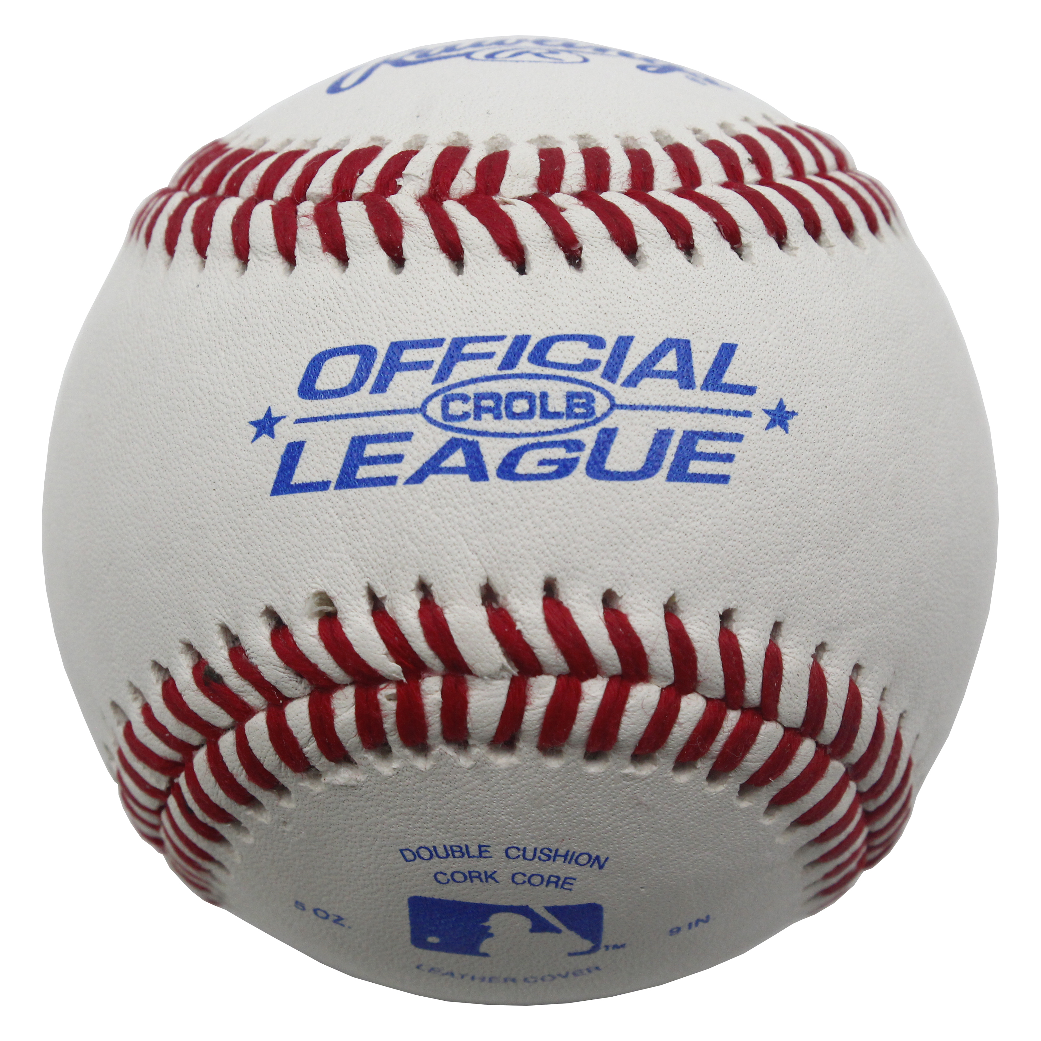 Cowhide Leather Major League Baseballs For Competition Wool Winding Double Cushioned Cork Center