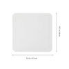 High Quality Rubber Waterproof Baseball Base Set Throwdown White Baseball Plate for Training