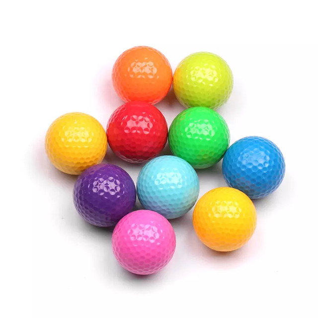 Hot Selling Custom Logo Promotion Gift Surlyn Colorful Mini Kids Golf Balls Golf Range Ball with Factory Price