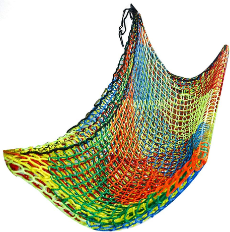 Kids Climbing Safety Net, Double-Layer Climbing Cargo Net Heavy Duty Backyard Play Net for Hammock, Tree House, Monkey Bar, Net Bridge, Rope Ladder