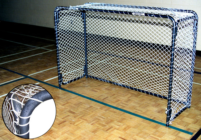 48*72*24inch Hockey Goal Frame With Net and Coated Steel Tubes
