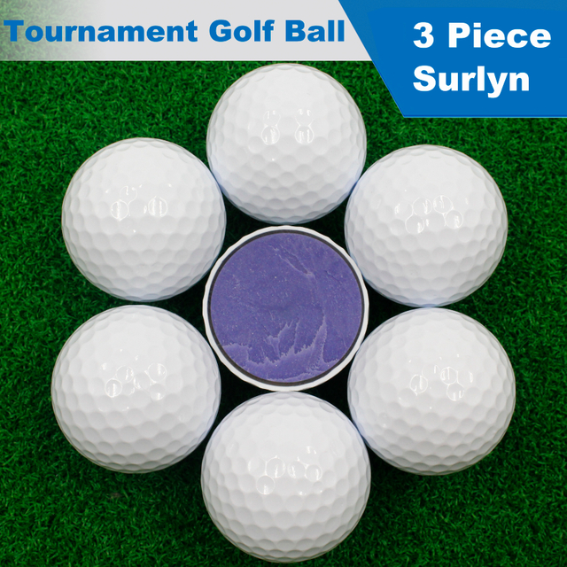 3 Piece Surlyn Tournament Golf Ball Super Long Distance USGA Standard
