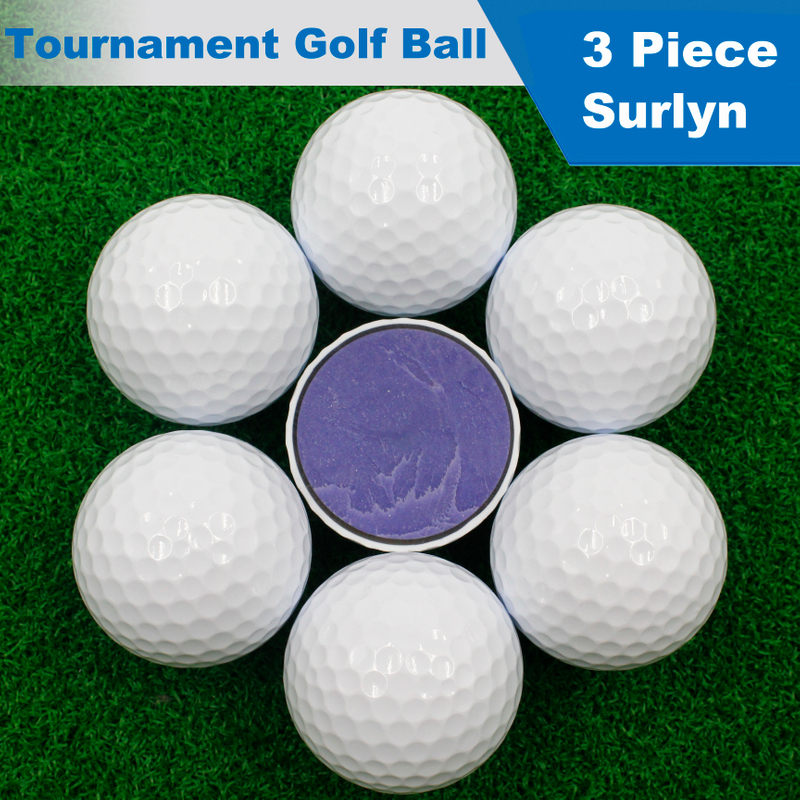 3 Piece Surlyn Tournament Golf Ball Super Long Distance USGA Standard