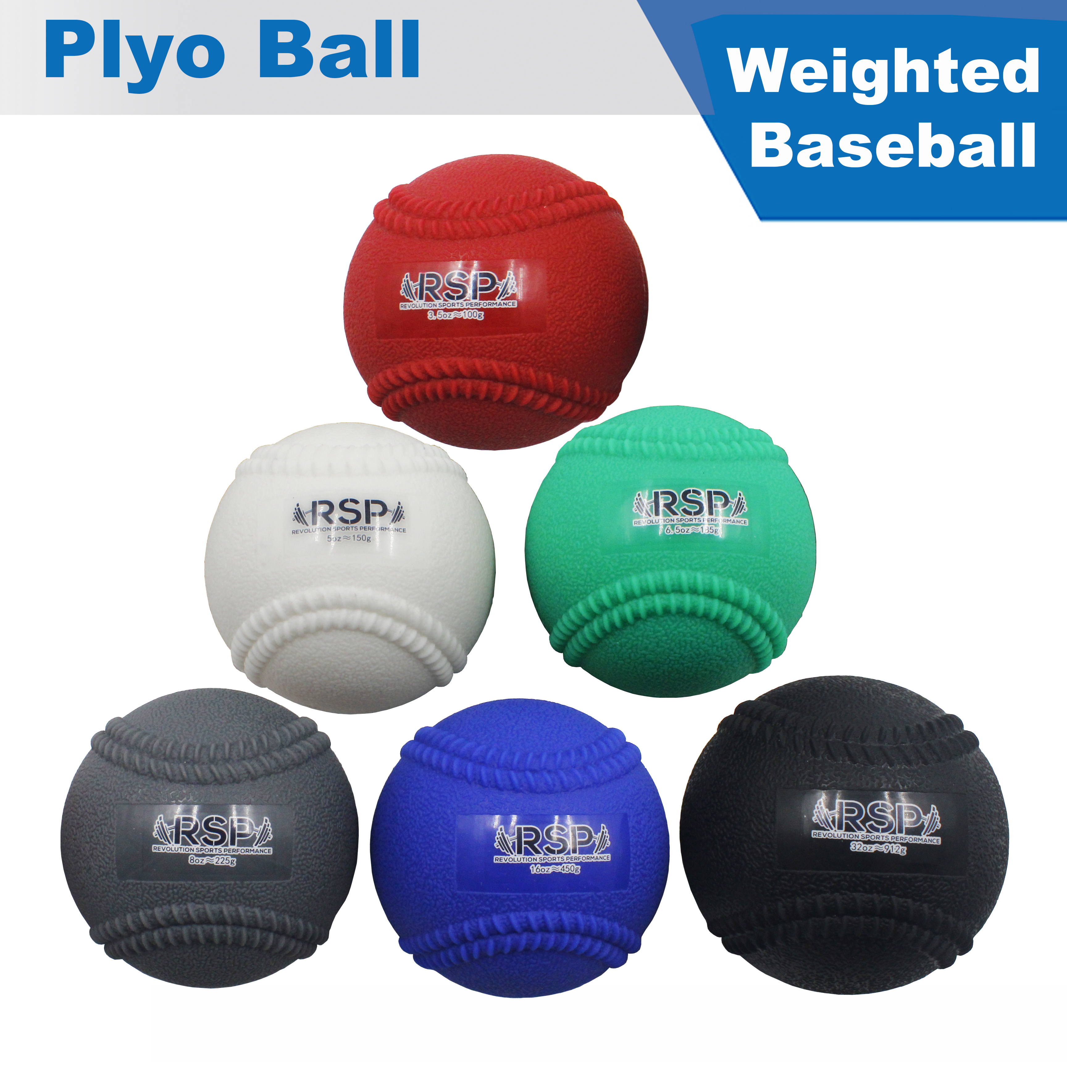 Synthetic Rubber Leather Weighted Baseballs Sand Filled Balls Plyo Baseballs