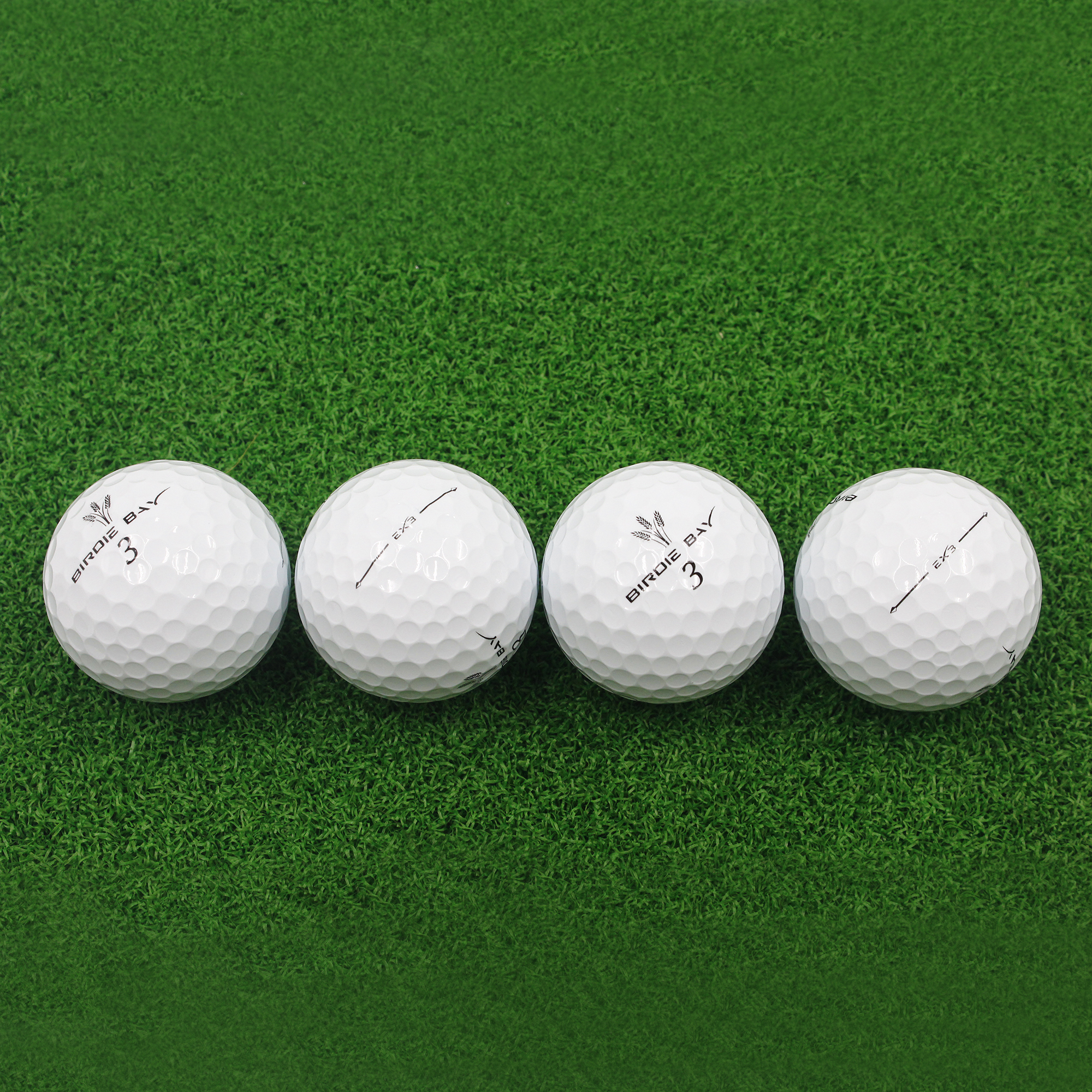 Super Soft Feeling Tournament 3 Piece Urethane Golf Ball USGA Standard For Competition 