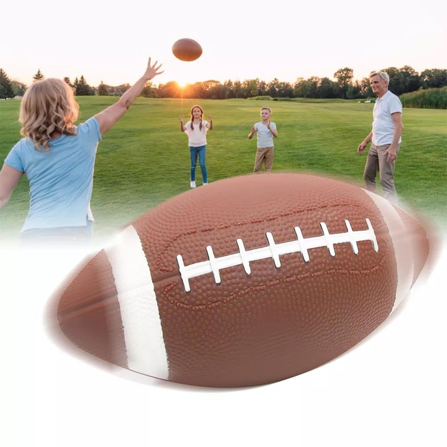 Factory Price Machine Sews Size1 To Size 9 PVC Patterns Can Be Customized American Football for Kids
