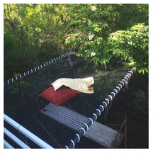 Heavy Duty Low Production Minimum Quantity UV Resistance Knotless Hammock Safety Net Loft Safety with Customized Dimention 