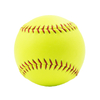 Official Size And Weight 4Fans Logo Printed Cork Center Green PVC Synthetic Leather Softball