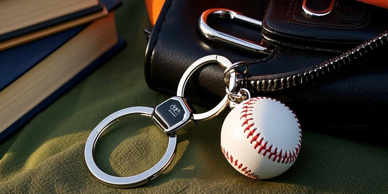 small baseball key ring 8