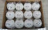 White Leather Cover Best Quality Cork Center Softball For Competiton .47 Cor 375 LBS Compression