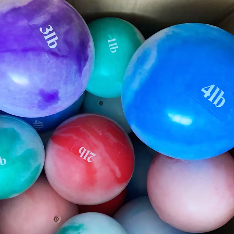 Custom Colorful Weighted Cloud Plyo Ball with Unique Color Design