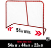 Premium NHL Standards Steel Hockey Goal with UV-Resistant Durable Net 54*44*22inch
