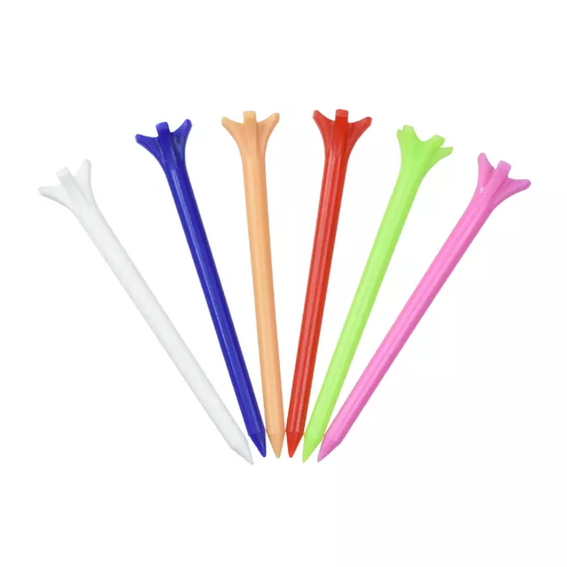 Wholesale Best Selling Customizable Colorful Biodegradable Plastic Golf Tee