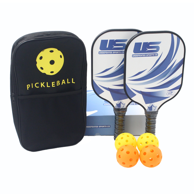 Factory Pro Graphite Pickleball Paddle/Paddles Set, Polypropylene Honeycomb Core, Cushion 4.25In Grip, Portable Bag/Paddle Cover, Lightweight Pickleball Racket