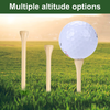 Friendly Biodegradable Material Reduce Friction Side Spin More Stable Durable Bamboo Tees Golf Tees