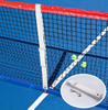 12.8*1.07m Standard Court Size Center Tennis Net With Center Mark and Hook