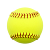 Leather Cover Flatpitch Softball Cork Center Raised Seams For Competition 12inch or 11inch