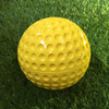 12 Inch Yellow Dimpled Softball Baseballs for Pitching Machines Practice Ball