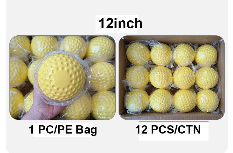 12inch dimple softball package dimension