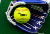Optic Yellow Synthetic Leather Cover Cork Center Softball Flat Seams Bounce Less For Competition or Practice